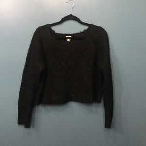 Cropped Black Sweater